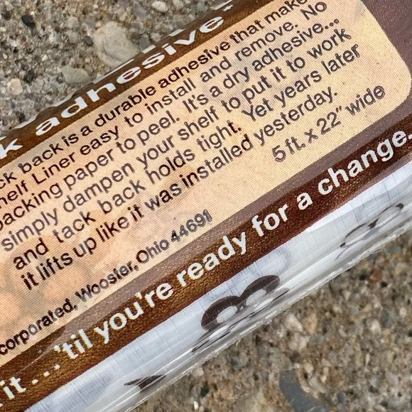 Vintage NOS Rubbermaid 70’s Brown Flower Shelf Drawer Liner - Large Lot! Kitchen